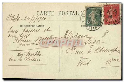 St-Malo — Môle des Noires — G.F. — Côte d'Émeraude — Rewers