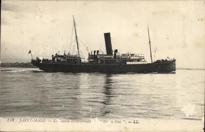 Saint-Malo — Parowóz turystyczny 'Princesse Ena' — LL. n°170
