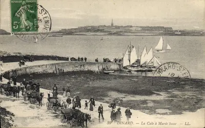 Dinard — Przystań przy niskiej wodzie — LL. n°39