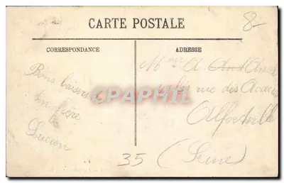 Dinard — Przystań przy niskiej wodzie — LL. n°39 — Rewers