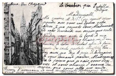Saint-Malo — Grande-Rue — wydawca C. P. M. nr 193