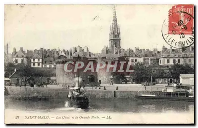 Saint-Malo — Quais i Wielka Brama — LL.
