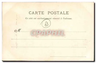 Clermont-Ferrand — Katedra Notre-Dame du Port — Lib. Bouge-Béal, Rue de l'Écu — Rewers