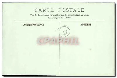 Clermont-Ferrand — Katedra i Rue des Gras — LL. n°110 — Rewers