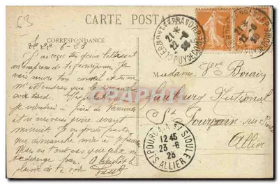 Clermont-Ferrand — Statua generała Desaixa na placu Jaude — L'Auvergne illustrée nr 1224 — Rewers
