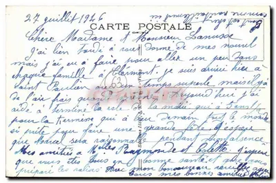 Clermont-Ferrand — Pomnik upamiętniający zgon w Wielkiej Wojnie (1914-1918) — Idsal, n° 4097 — Rewers