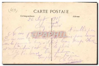 Clermont-Ferrand — Place de Jaude — L'Auvergne Pittoresque 164 — Rewers