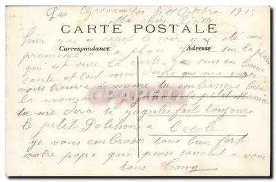 Clermont-Ferrand (P.-de-D.) — Place de Jaude i Katedra Minimów — L'Hirondelle, Paryż, nr 394 — Rewers