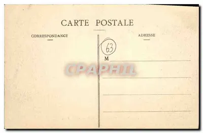 Clermont-Ferrand - Widok na źródło petryfikujące — Hougé, 21 rue de l'Écu — Rewers