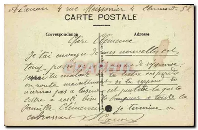 Clermont-Ferrand — Plac Jaude — G. d'O. — Rewers