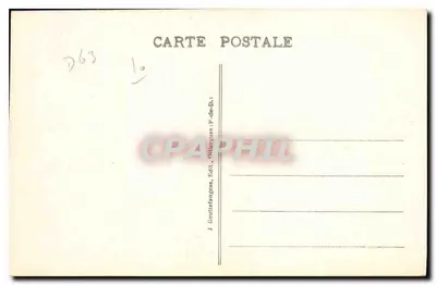 Clermont-Ferrand — Rue Montlosier i Glacis de la Poterne — J. Goultterfangeas, Wydawca, Ollierques (P.-de-D.) — Rewers