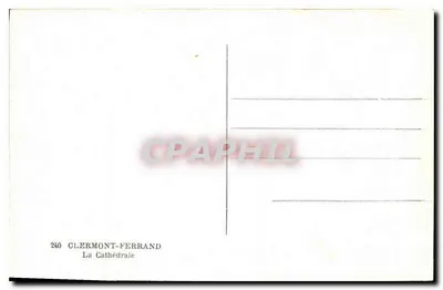 Clermont-Ferrand — Katedra — G.d'Q — Rewers