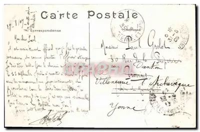 Panorama van CLERMONT-FERRAND (Puy-de-Dôme) — n° 448 — L’Hirondelle, Parijs — Achterkant