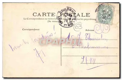 Clermont-Ferrand — La Cathédrale — éditeur M.T. I.L. n°159 — Verso