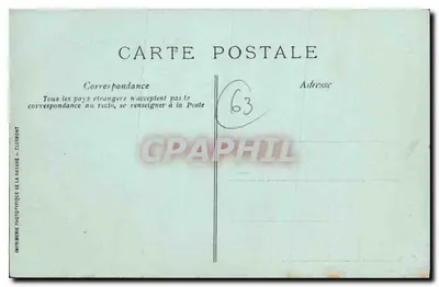 Clermont-Ferrand — Vista geral — A Auvergne pitoresca, série 51 — Verso