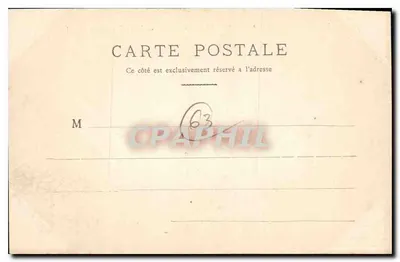 Clermont-Ferrand — Plac św. Hérem i Ogród Blaise Pascal — Garel ainé, Bazar, Clermont-Ferrand — Rewers