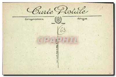 Clermont-Ferrand — Vista geral — G. f. — Verso
