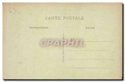 Clermont-Ferrand — Vista geral — L'Auvergne Pittoresque, n°155, M. C. — Verso