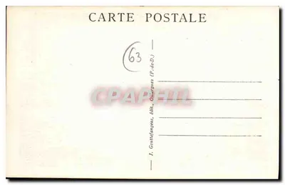 Clermont-Ferrand — Place de Jaude — G. d'O. n°1092 — Verso