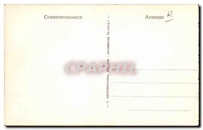 Clermont-Ferrand — Praça de Jaude — G. d'O. 1089 — Verso