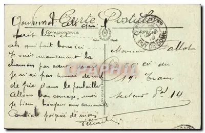 Clermont-Ferrand — A Praça de Jaude — LL n°223 — Verso