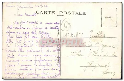 Clermont-Ferrand — Vue générale — G. D'O. - 1108 C. — Verso