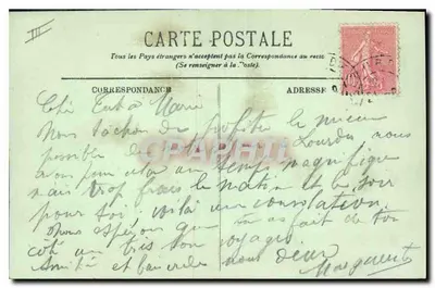 Lourdes — A Gruta, os Robinets — LL. — Verso