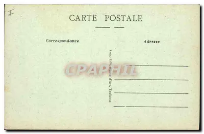 Lourdes — Het Fort — Imp. Edi. F. d'Art. Tolosa, n° 3860 — Achterkant