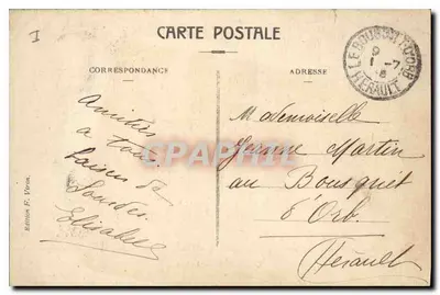Lourdes — Het Meer — Uitgave Fr. Piron, n°24 — Achterkant