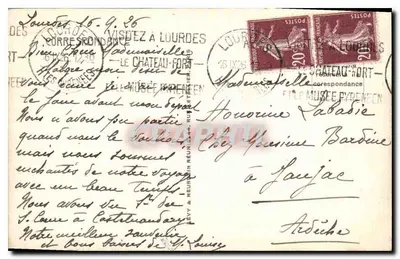 Lourdes — A Basílica — LL — Verso