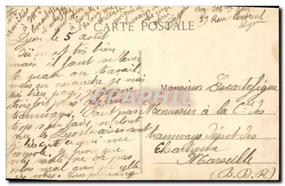 EYON — Palácio da Bourg — E.R. — Verso