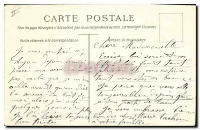Lyon — Widok panoramiczny. Święty Georg i Fourvières — wydawca nieznany, nr 8 — Rewers