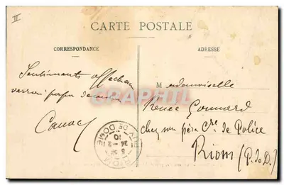 LYON - Ogólny widok, wykonany z ascensoresu Wieży Fourvières - H. D. — Rewers