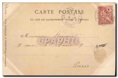 LYON — Widok na Saône z Pont Tilsit — Collections ND. Phot. n°37 — Rewers