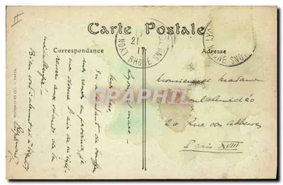 LYON — Widok na Saône, Most Saint-Georges — ND. Fot. n°35 — Rewers