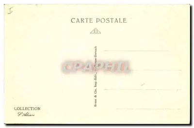 Strasburg — Cour du Corbeau — Braun & Cie, Imp. Edit. Mülhouse-Dornach — Rewers