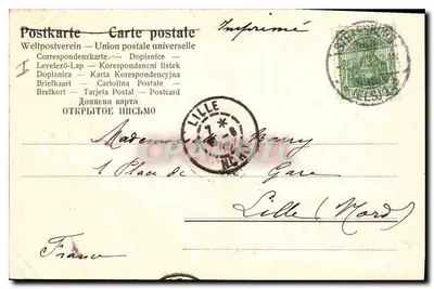 Strasbourg — Katedra Najświętszej Maryi Panny — M. Coybat, n° 6054 — Rewers