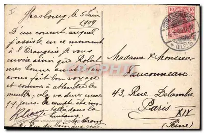 Estrasburgo i. E. Universidade — Universidade — Felix Lübb, Transvierlagsanstalt — Verso