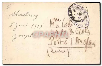 Strasburgo — Piazza della Cattedrale e Casa Kammerzell — editore non identificato — Verso