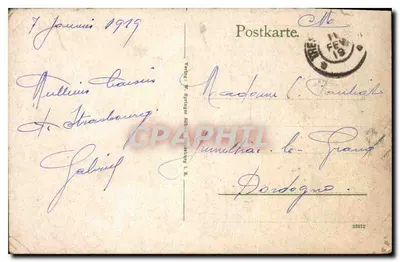 Strasbourg — Pejzaż ogólny — wydawca Strasbourg — Rewers