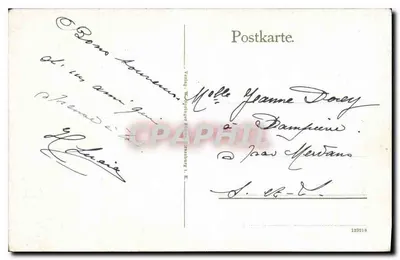 Strasburg — Katedra — wydawca V. Wagner & Cie, Strasburg, n° 189218 — Rewers