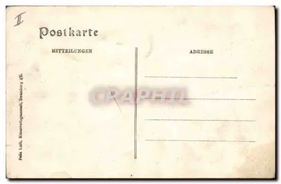 Strasburg — Widok z Piazza Imperiale — Félia Luib, Strasburg — Rewers