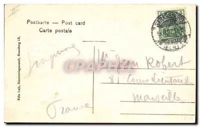 Strasbourg — Maison Kammerzell sur la place de la Cathédrale — Felix Laub, Strasbourg — Verso
