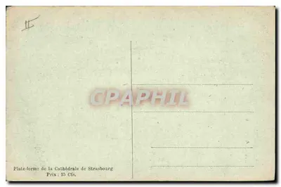 Strasbourg — Gniazdo kruków — Platforma Katedry w Strasburgu — Rewers