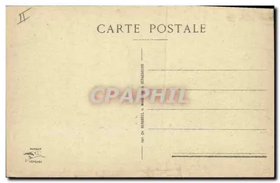 Estrasburgo - Ponte do Faubourg Nacional — editor Marque, n° 122 — Verso