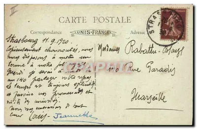Strasburgo — L’Uomo di Ferro — Ott Frères, n°65 — Verso