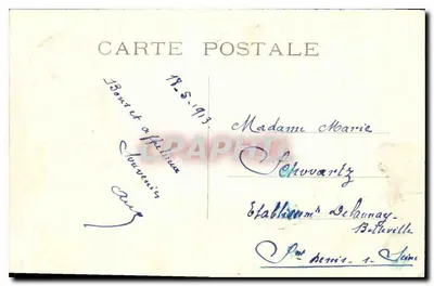 Enghien-les-Bains — Vista da ponte e do cassino — Editor desconhecido, n°6 — Verso