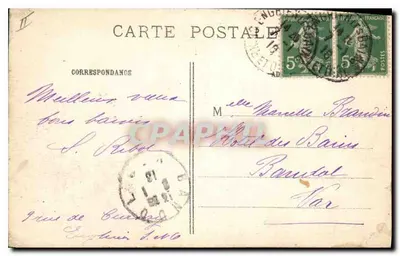 Enghien-les-Bains — Il Casinò — E.M. 1941 — Verso