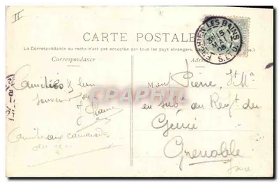 Enghien-les-Bains — Jezioro Księżnej Mathilde — P. Marmuse, Paryż — Rewers