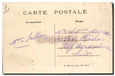 Enghien-les-Bains — Les Bords du Lac — Voilier E.M. — Verso